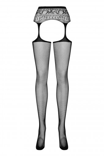 obsessive s307 garter stockings black
