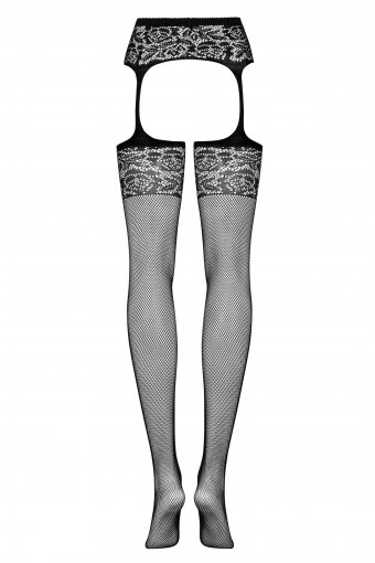 obsessive s500 garter stockings black back