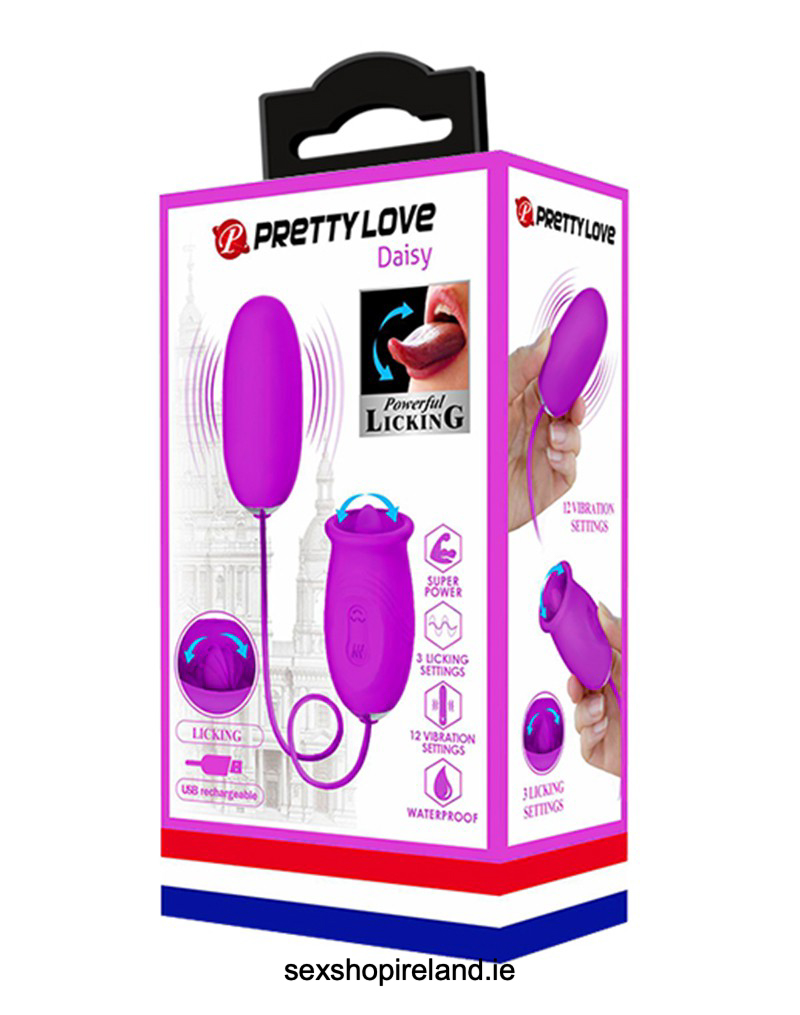 Daisy 2 in 1 Clit Licker and Vibrating Egg