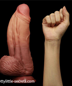 10 inch Dual layered Silicone Cock