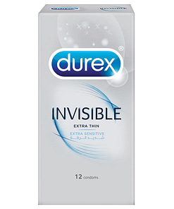Durex Condoms Invisible Extra Thin 12's