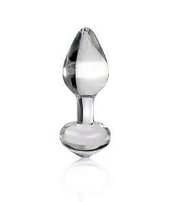 Pipedream Glass Anal Plug Icicles No. 44 - Clear