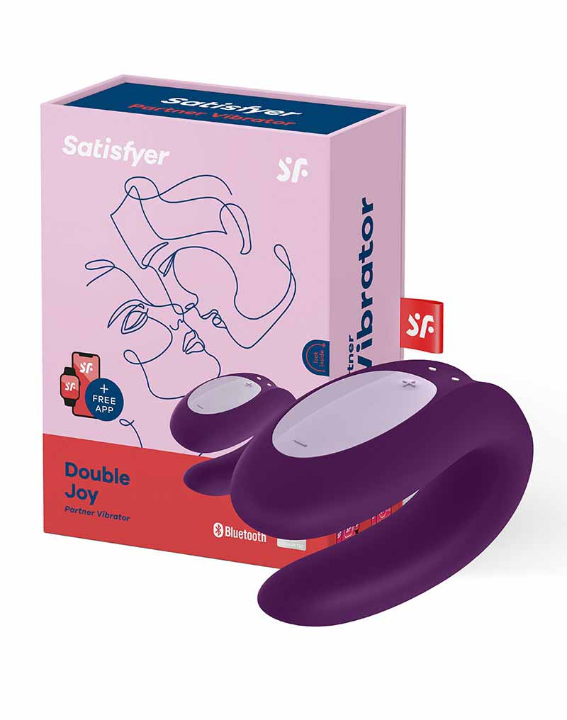 Satisfyer Double Joy Purple Bluetooth and App 1