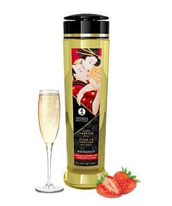 Shunga Massage Oil Romance Sparkling Strawberry