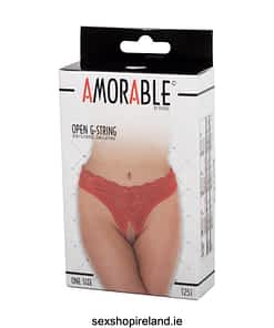 Amorable Open Thong one-size