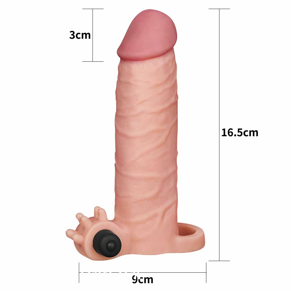 Pleasure X Tender Vibrating Penis Sleeve
