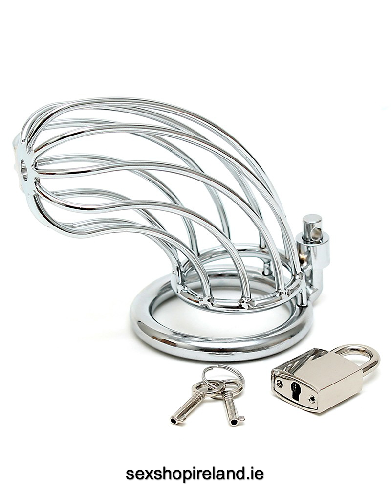 Male Chastity Device with Padlock